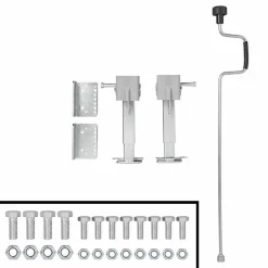 ProPlus Camper uitdraaisteunen 29 - 46 cm grey per 2 stuks< Uitdraaisteunen & Slingers