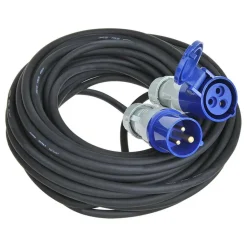 Camping Elektra-ProPlus CEE haakse verlengkabel 3 x 2,5 mm2 20 meter