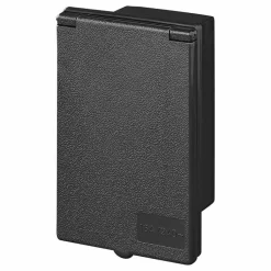 ProPlus CEE wandinvoerdoos rechthoekig zwart< Camping Elektra