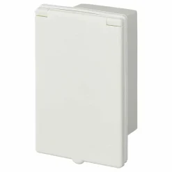 ProPlus CEE wandinvoerdoos rechthoekig wit< Camping Elektra