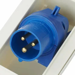 ProPlus CEE wandinvoerdoos rechthoekig wit< Camping Elektra