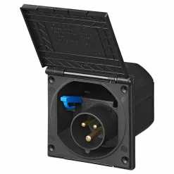 ProPlus CEE wandinvoerdoos vierkant zwart< Camping Elektra