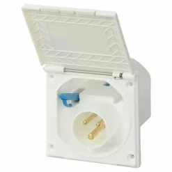 Camping Elektra-ProPlus CEE wandinvoerdoos vierkant wit