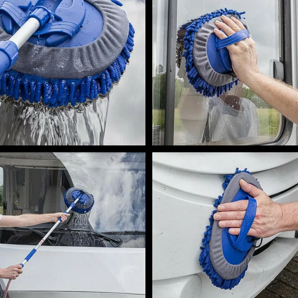 Schoonmaakartikelen-ProPlus Chenille microvezel wasborstel hoes