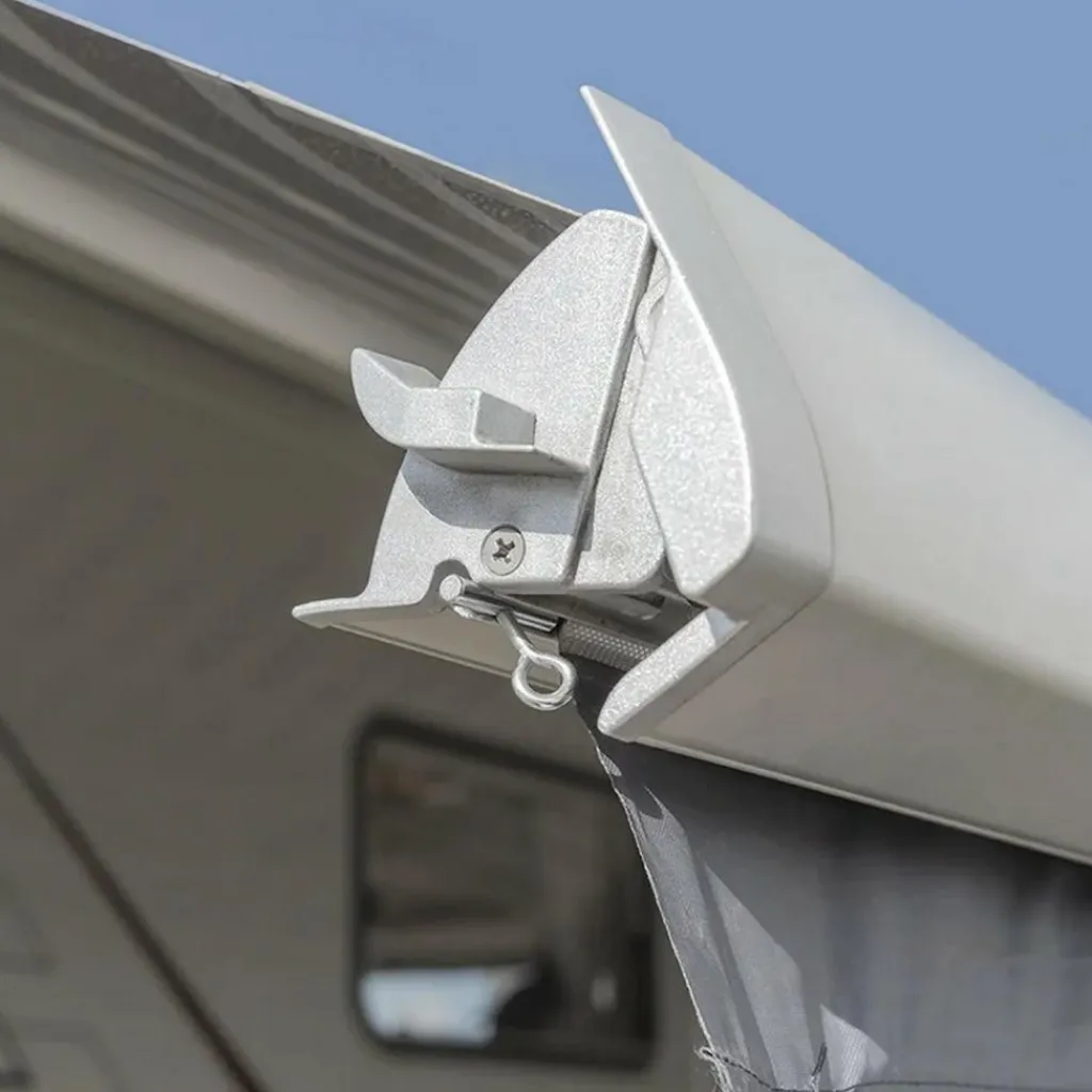 Voortent Accessoires-ProPlus Eindstop voor tentrail 5-6 mm set van 2 stuks