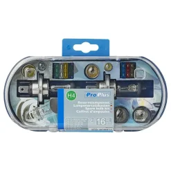 ProPlus H4 reservelampenset 16-delig< Verlichting Carrosserie