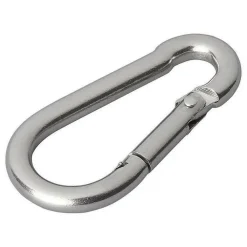 Aanhangwagenmateriaal-ProPlus Karabijnhaak RVS 5 x 50 set van 2 stuks