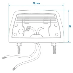 ProPlus Kentekenverlichting 68 x 38 mm< Verlichting Carrosserie