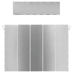 ProPlus Kookwindscherm 5-delig aluminium< Accessoires