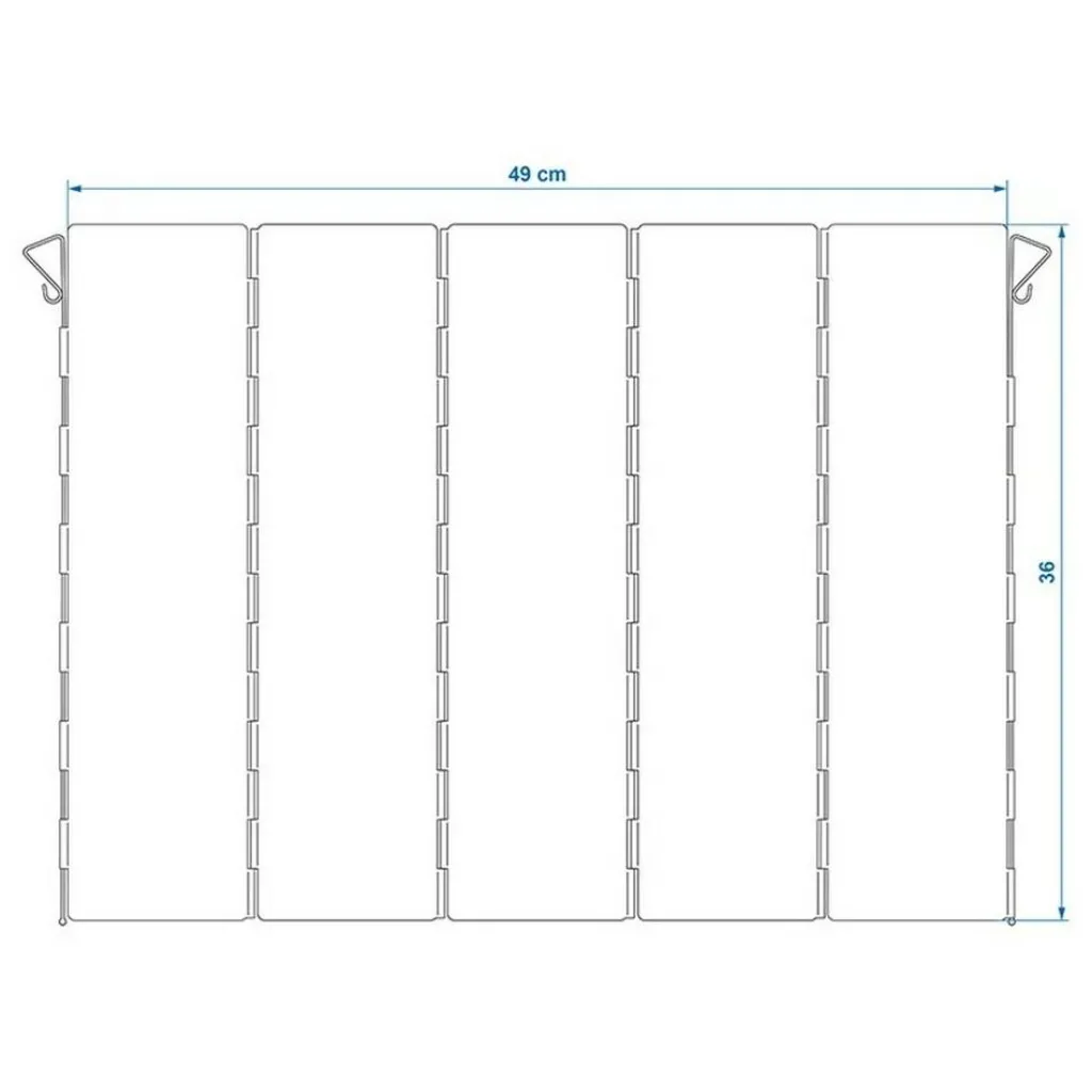 ProPlus Kookwindscherm 5-delig aluminium< Accessoires