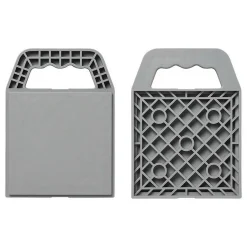 Uitdraaisteunen & Slingers-ProPlus Onderlegplaten voor caravansteunvoeten  set van 4 stuks