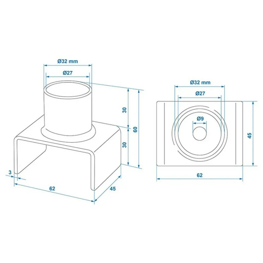 ProPlus Opzetstuk voor potkrik grijs< Krikken