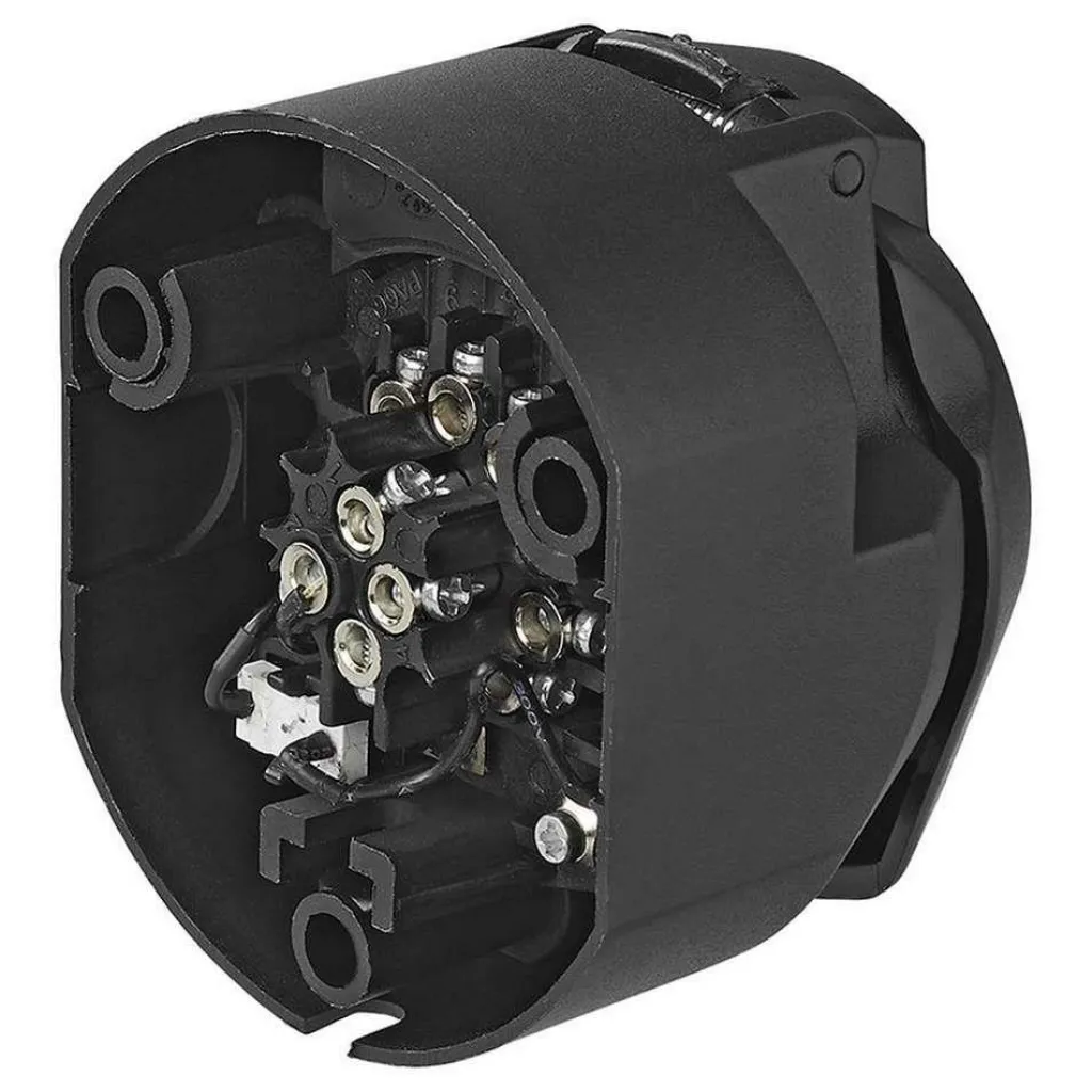 Camping Elektra-ProPlus 13-polige Jaeger stekkerdoos met micro-switch