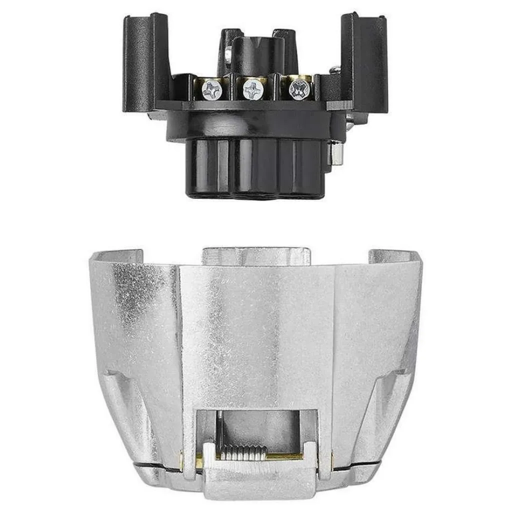 Camping Elektra-ProPlus 7+1-polige metalen stekkerdoos