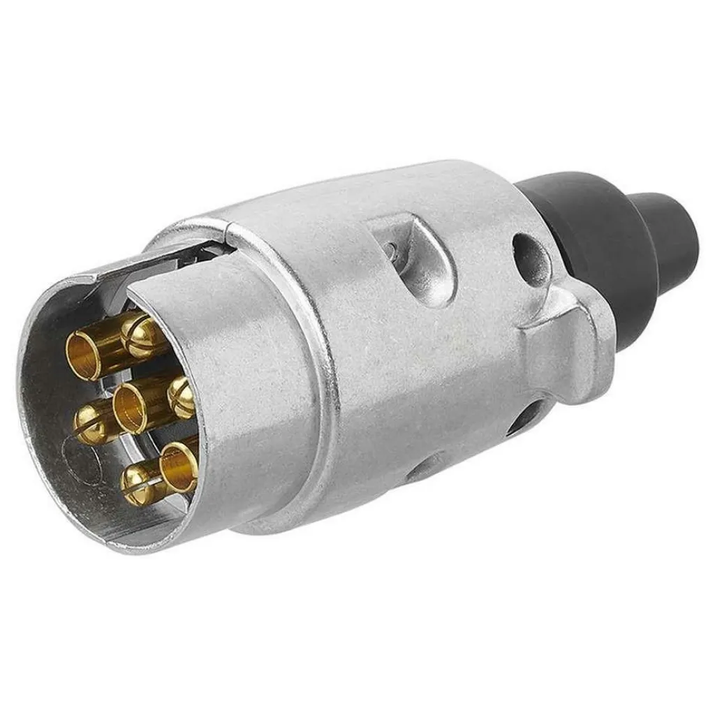 Camping Elektra-ProPlus 7-polige metalen stekker