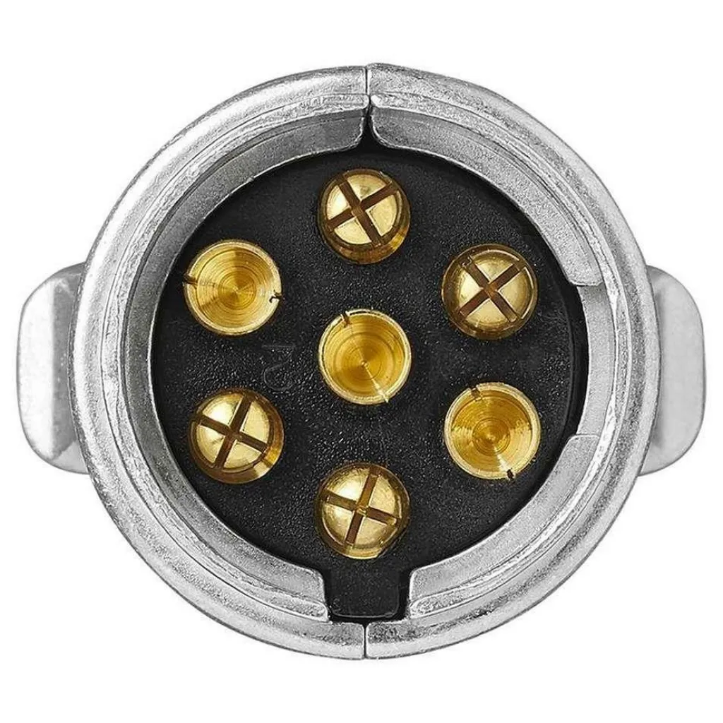 Camping Elektra-ProPlus 7-polige metalen stekker