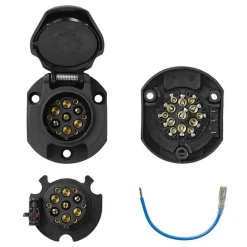 Camping Elektra-ProPlus 13-polige Multicon West stekkerdoos