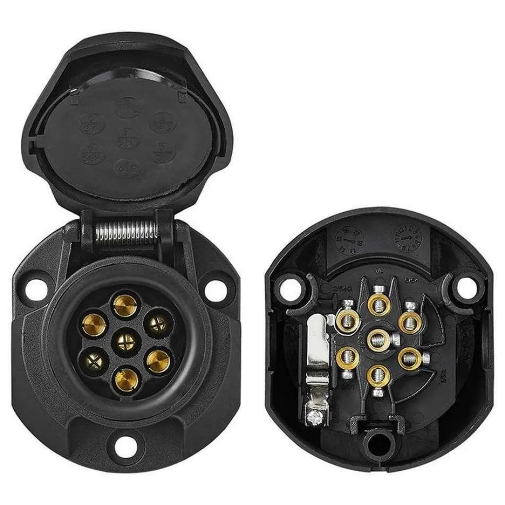 ProPlus 7+1-polige PVC stekkerdoos< Camping Elektra