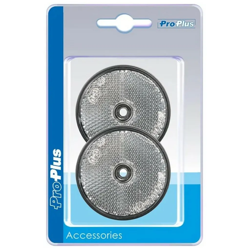 Verlichting Carrosserie-ProPlus Reflector 60 mm wit per 2 stuks