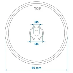 Verlichting Carrosserie-ProPlus Reflector 60 mm wit per 2 stuks