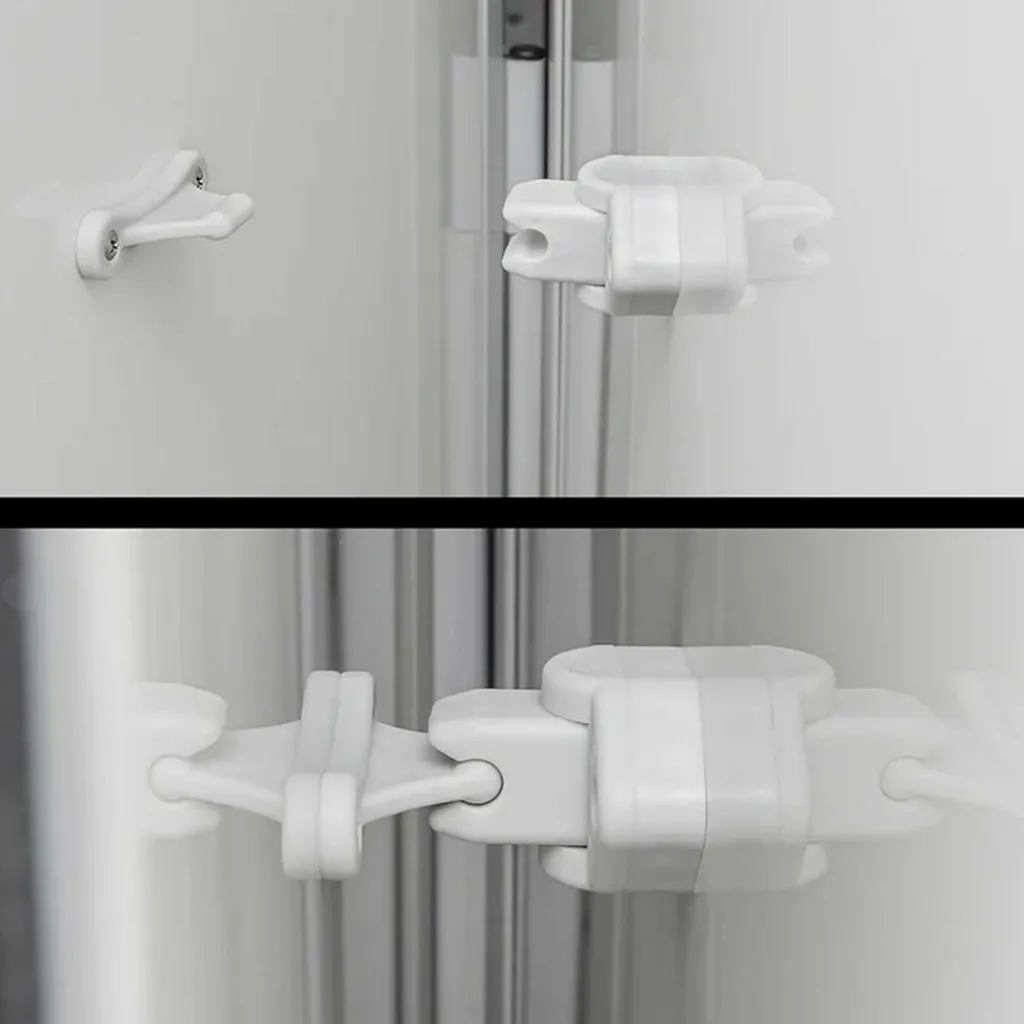 Hang- & Sluitwerk-ProPlus Scharnierende deurvanger grijs