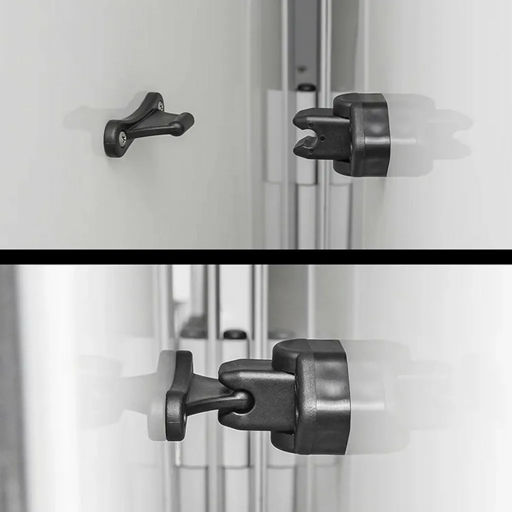 Hang- & Sluitwerk-ProPlus Scharnierende deurvanger zwart