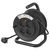 ProPlus Schuko 4-way kabelhaspel 15 meter< Camping Elektra