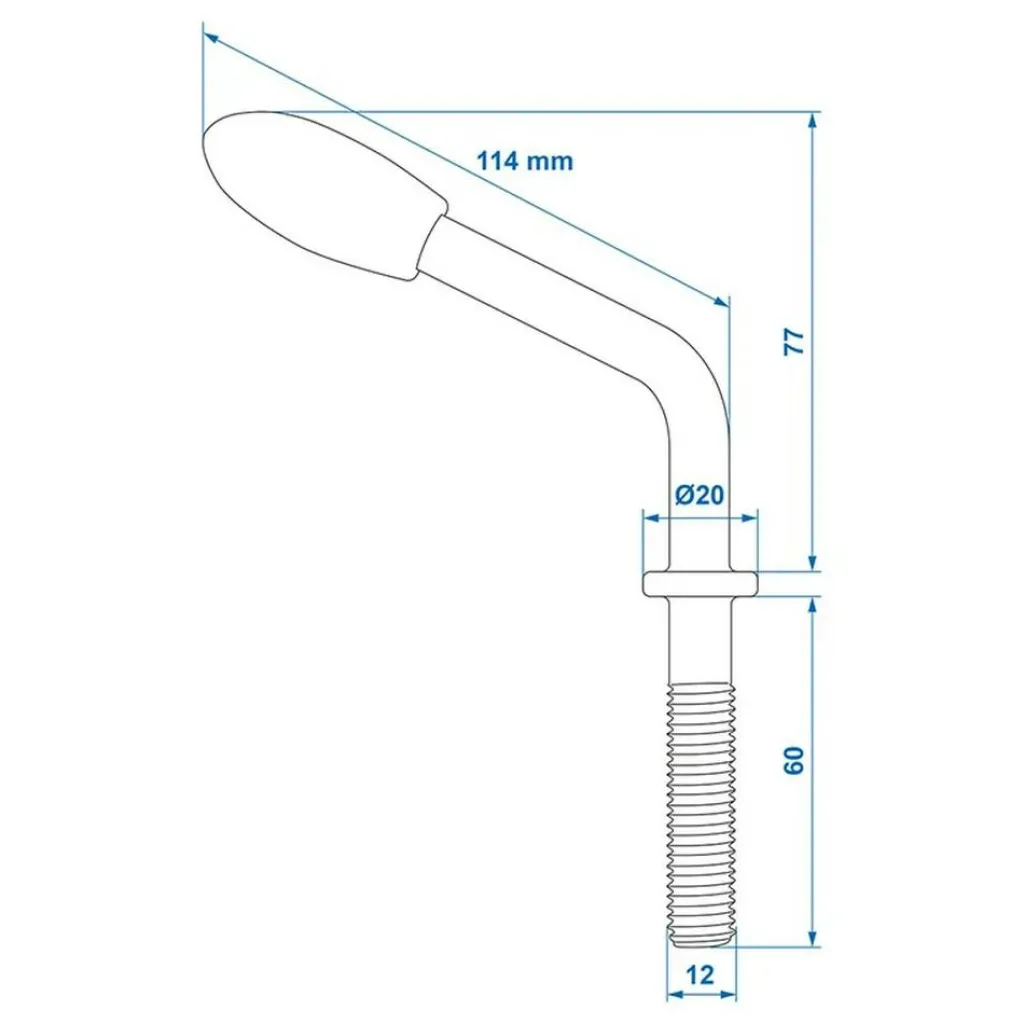 ProPlus Spindel voor neuswielklem M12< Neuswielen