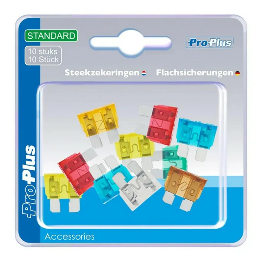 Zekeringen-ProPlus Standaard steekzekeringen set van 10 stuks