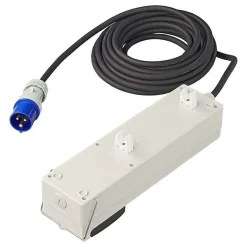 Camping Elektra-ProPlus Tent-vouwwagen stekkerdoos met aardlekschakelaar 10 meter