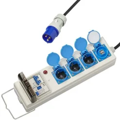 Camping Elektra-ProPlus Tent-vouwwagen stekkerdoos met aardlekschakelaar 10 meter