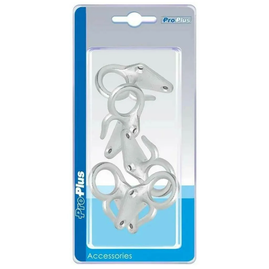 ProPlus Touwhaak met oog metaal 5 stuks< Aanhangwagenmateriaal