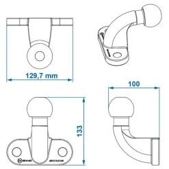 ProPlus Trekhaakkogel< Aanhangwagenmateriaal