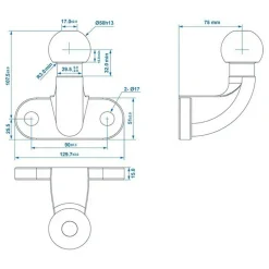 ProPlus Trekhaakkogel< Aanhangwagenmateriaal