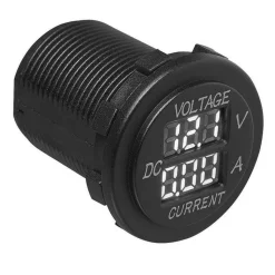 Camping Elektra-ProPlus Volt-Ampere meter inbouw