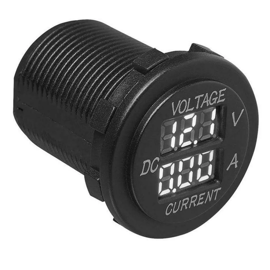 Camping Elektra-ProPlus Volt-Ampere meter inbouw