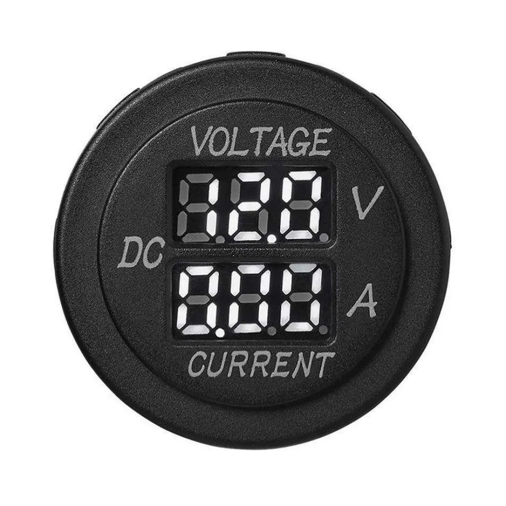 Camping Elektra-ProPlus Volt-Ampere meter inbouw