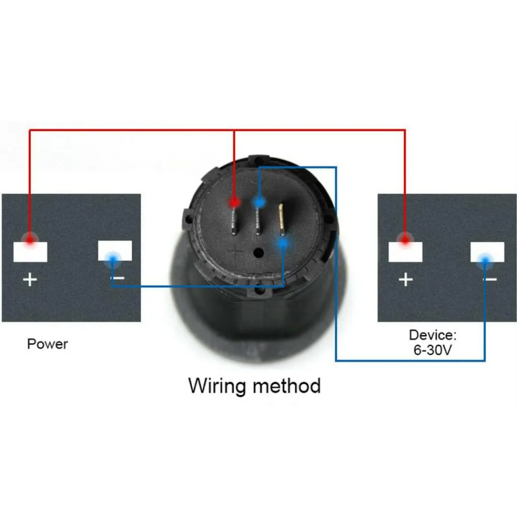 Camping Elektra-ProPlus Volt-Ampere meter inbouw