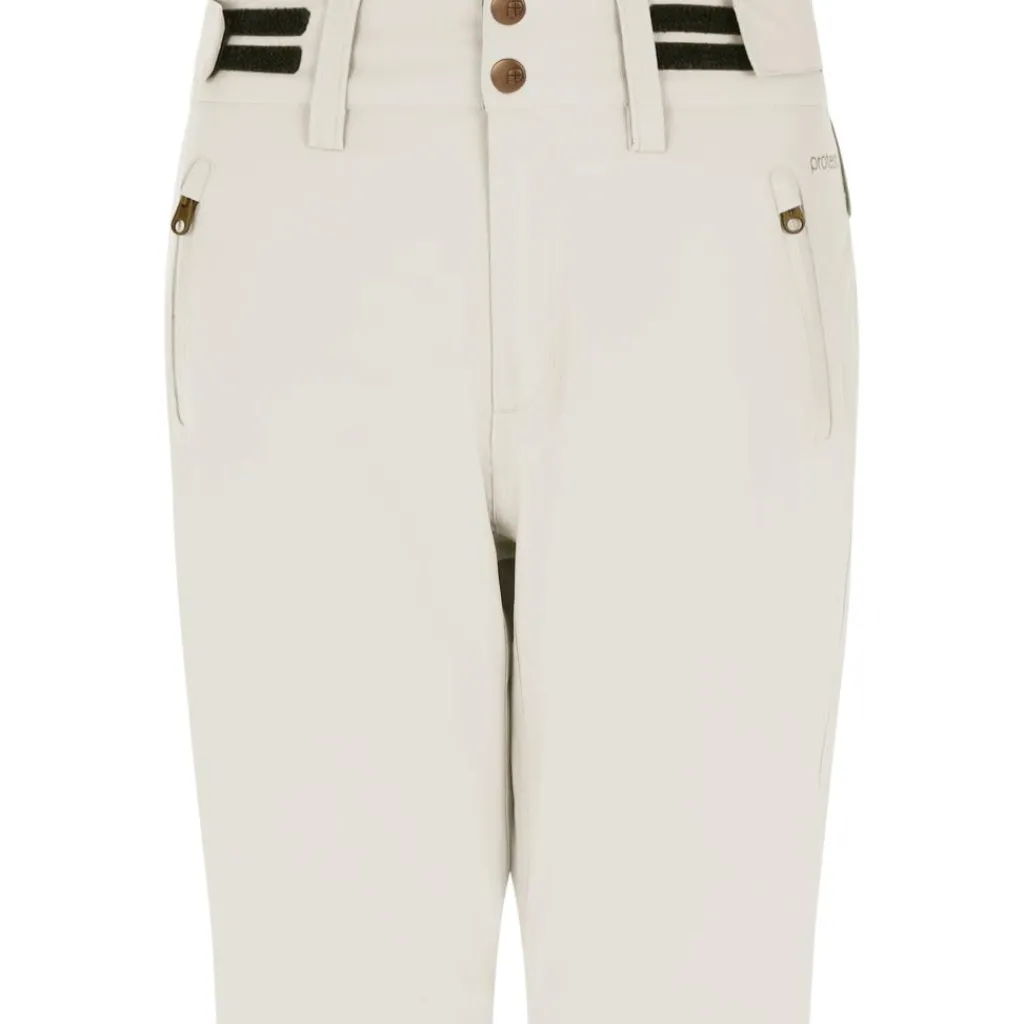 Skibroeken|Wintersport-Protest CINNAMONES skibroek dames kitoffwhite