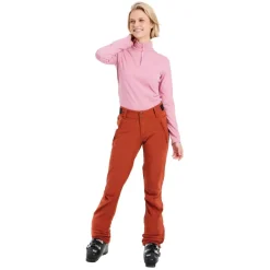 Skibroeken|Wintersport-Protest Lole softshell skibroek dames uluru rust