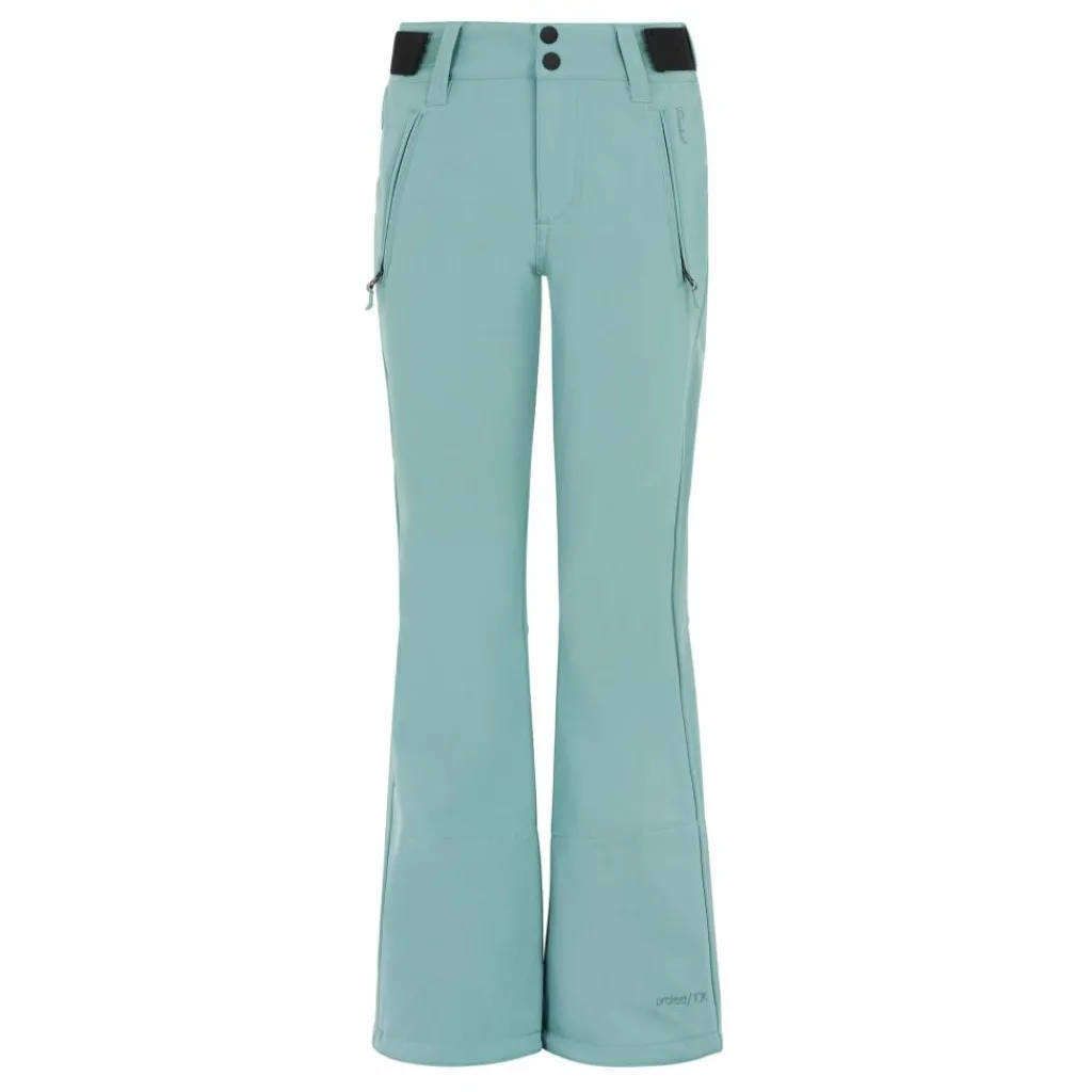 Protest Lole softshell skibroek junior crocodile green< Skibroeken|Wintersport