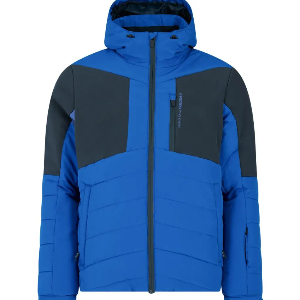 Protest Naldo winterjas heren vibrant blue< Ski Jassen|Wintersport