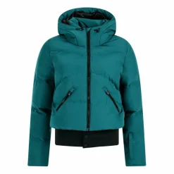 Ski Jassen|Wintersport-Protest Preppy winterjas dames rainstorm blue