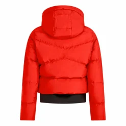 Ski Jassen|Wintersport-Protest Preppy winterjas dames poppy red