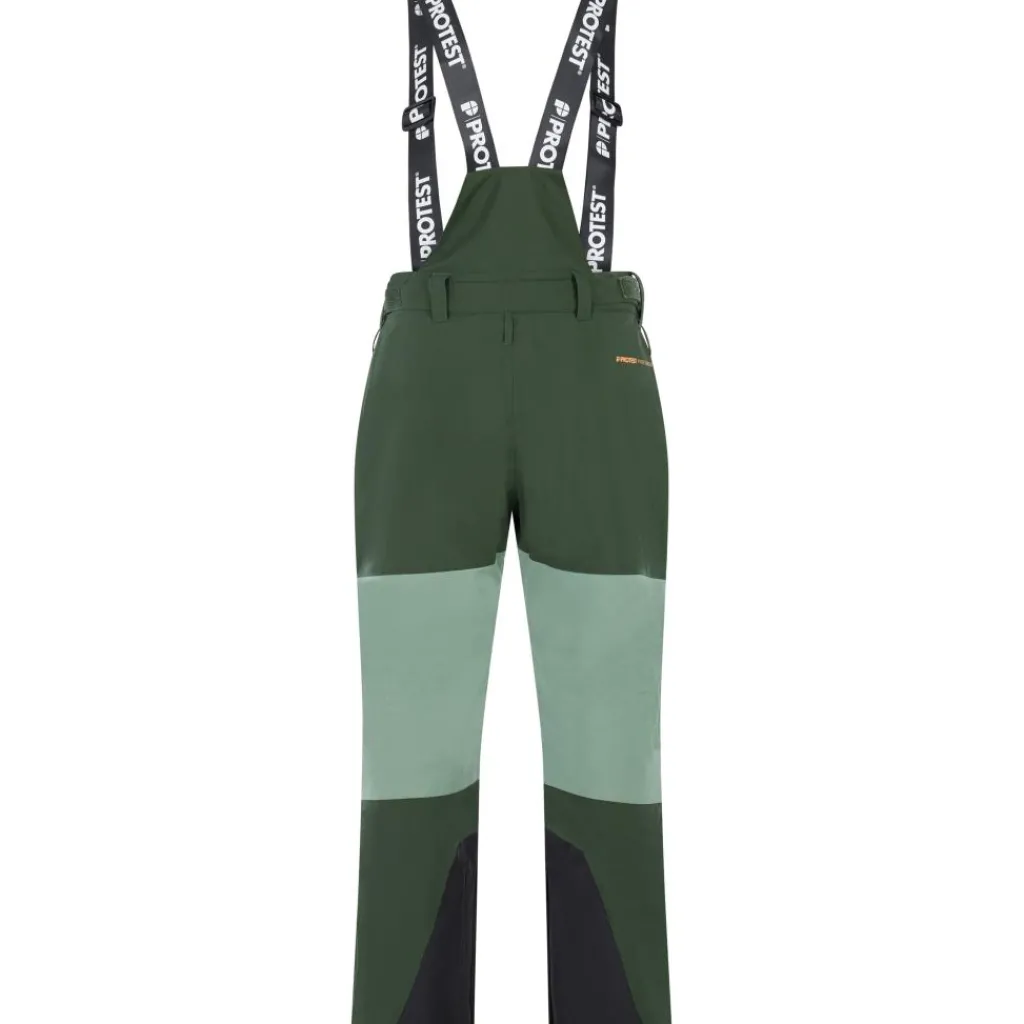 Skibroeken|Wintersport-Protest Reider salopette skibroek heren kale green