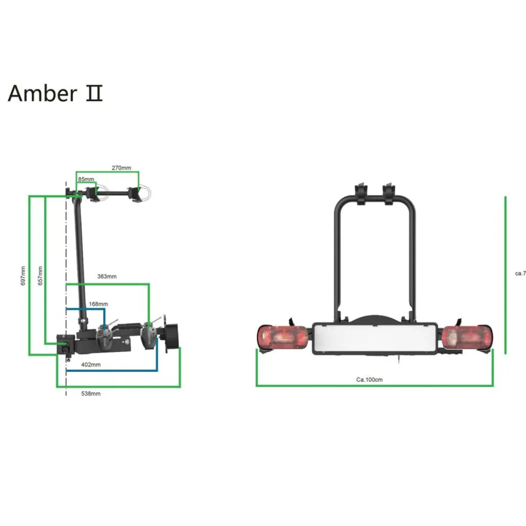 Fietsendragers-Pro-user Amber II fietsendrager