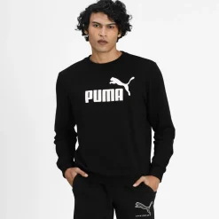 Puma Essentials Big Logo sweater heren black< Truien & Vesten