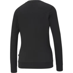 Puma Essentials Logo Crew sweater dames black< Truien & Vesten