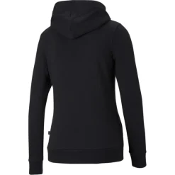 Truien & Vesten-Puma Essentials Logo hoodie dames black