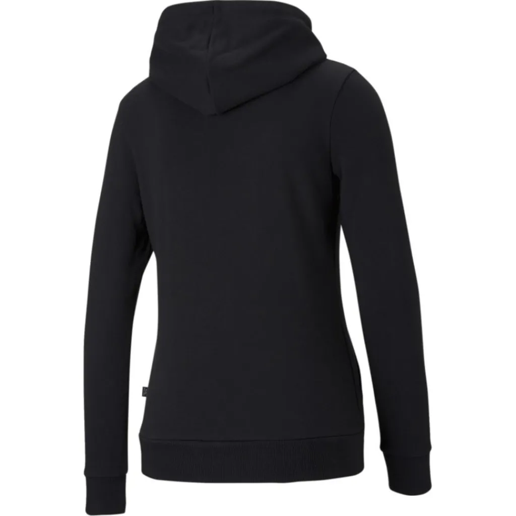 Truien & Vesten-Puma Essentials Logo hoodie dames black